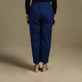 Cotton elasticated plain palazzo 09 - s - handcrafted