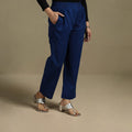 Cotton elasticated plain palazzo 09 - s - handcrafted