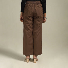 Cotton elasticated plain palazzo 12 - s - handcrafted