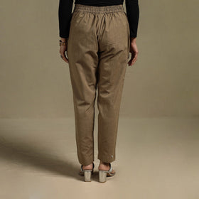 Cotton elasticated plain pant 30 - s - handcrafted