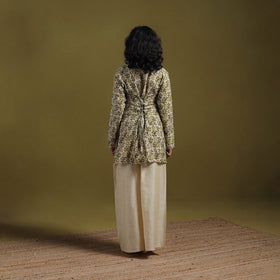 Cotton hand batik short kurta for women 01 - handcrafted