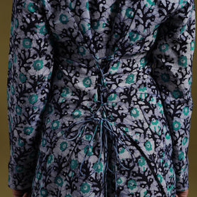 Cotton hand batik short kurta for women 05 - handcrafted