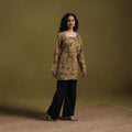 Cotton hand batik short kurta for women 03 - handcrafted