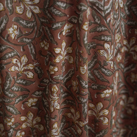 Cotton hand block sanganeri print fabric 02 - handcrafted