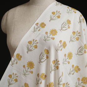 Cotton hand block sanganeri print fabric 03 - handcrafted