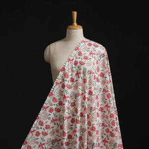 Cotton hand block sanganeri print fabric 05 - handcrafted