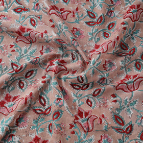 Cotton hand block sanganeri print fabric 05 - handcrafted