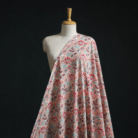 Cotton hand block sanganeri print fabric 05 - handcrafted