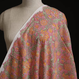 Cotton hand block sanganeri print fabric 06 - handcrafted