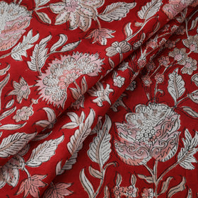 Cotton hand block sanganeri print fabric 06 - handcrafted