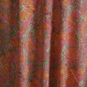 Cotton hand block sanganeri print fabric 06 - handcrafted