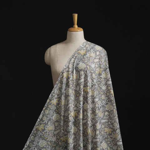 Cotton hand block sanganeri print fabric 13 - handcrafted