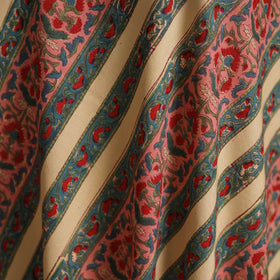 Cotton hand block sanganeri print fabric 14 - handcrafted
