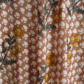 Cotton hand block sanganeri print fabric 18 - handcrafted