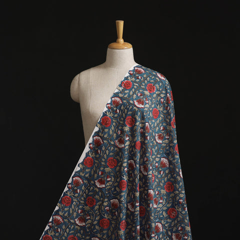 Cotton hand block sanganeri print fabric 22 - handcrafted