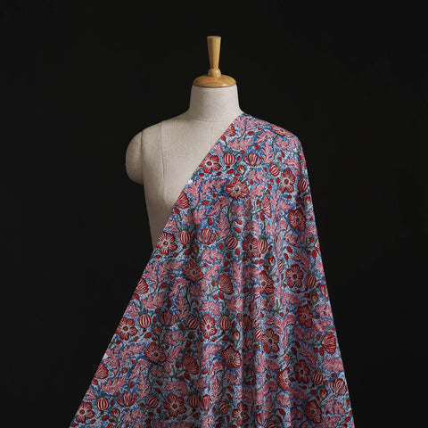Cotton hand block sanganeri print fabric 26 - handcrafted