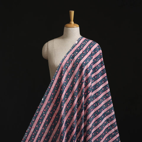 Cotton hand block sanganeri print fabric 28 - handcrafted