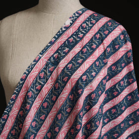 Cotton hand block sanganeri print fabric 28 - handcrafted