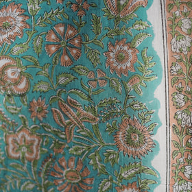 Cotton hand block sanganeri print fabric 33 - handcrafted