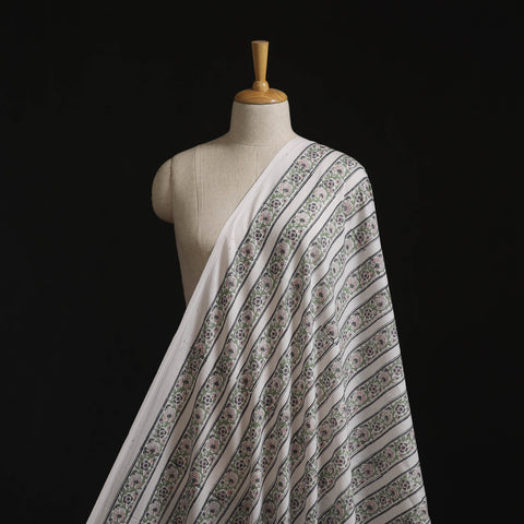 Cotton hand block sanganeri print fabric 38 - handcrafted