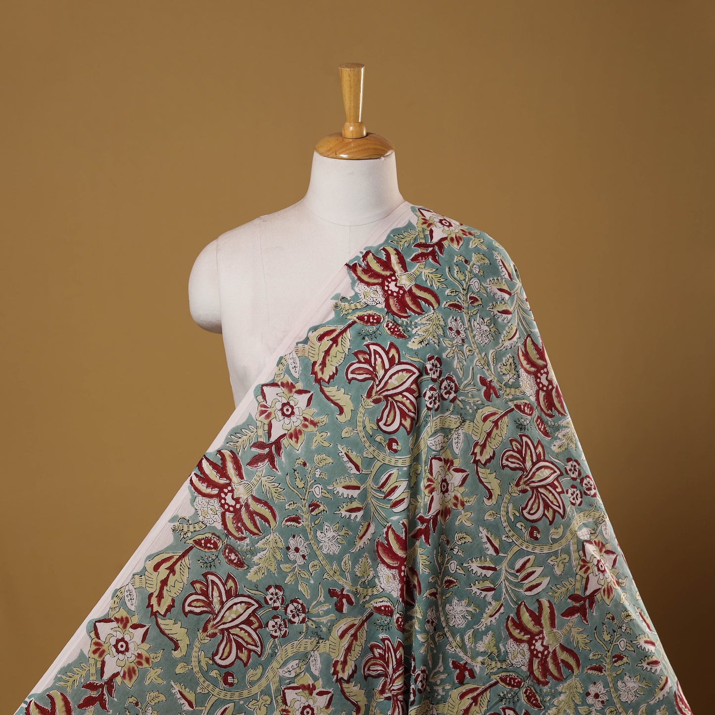 Cotton hand sanganeri fabric 02 - handcrafted