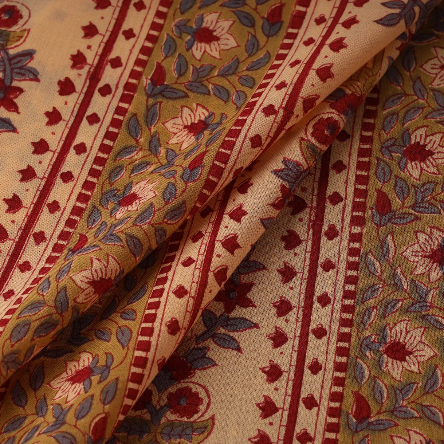 Cotton hand sanganeri fabric 03 - handcrafted