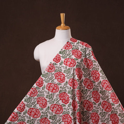 Cotton hand sanganeri fabric 03 - handcrafted