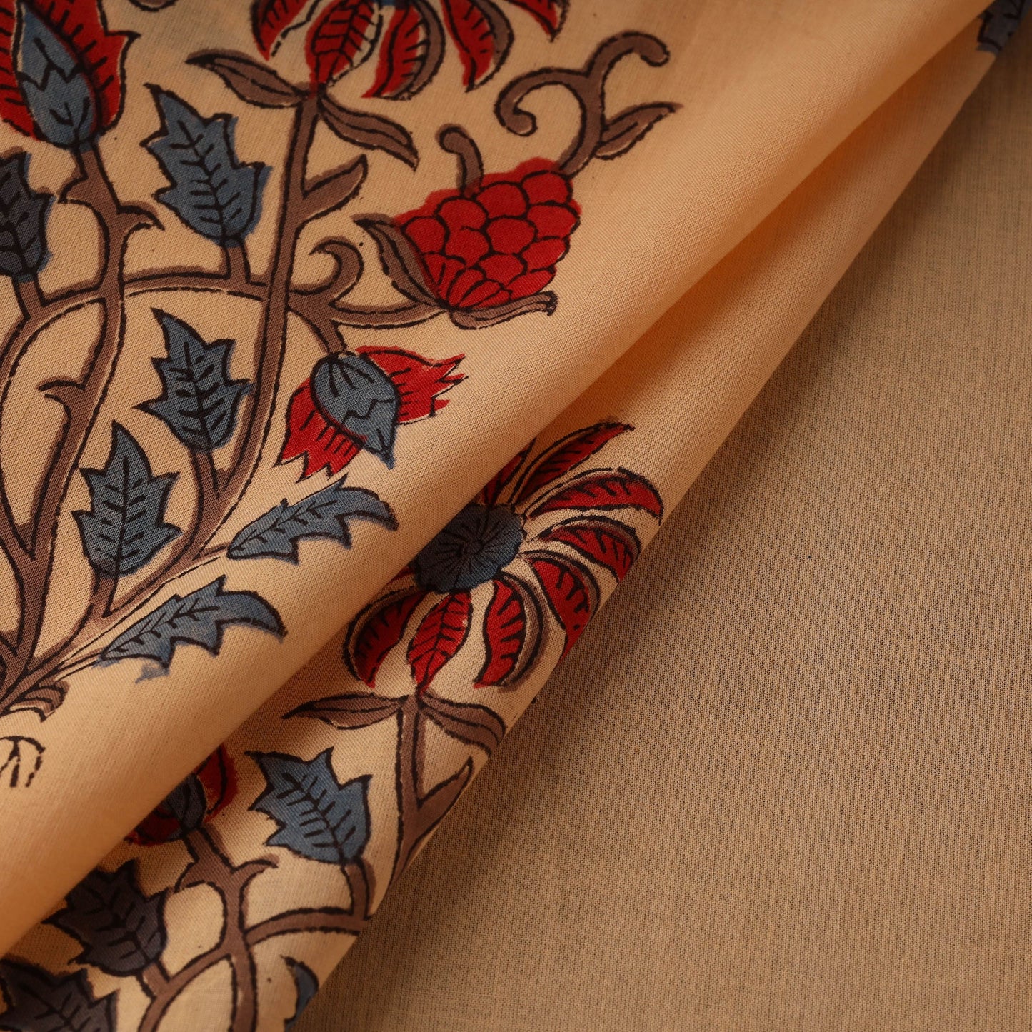 Cotton hand sanganeri fabric 04 - handcrafted