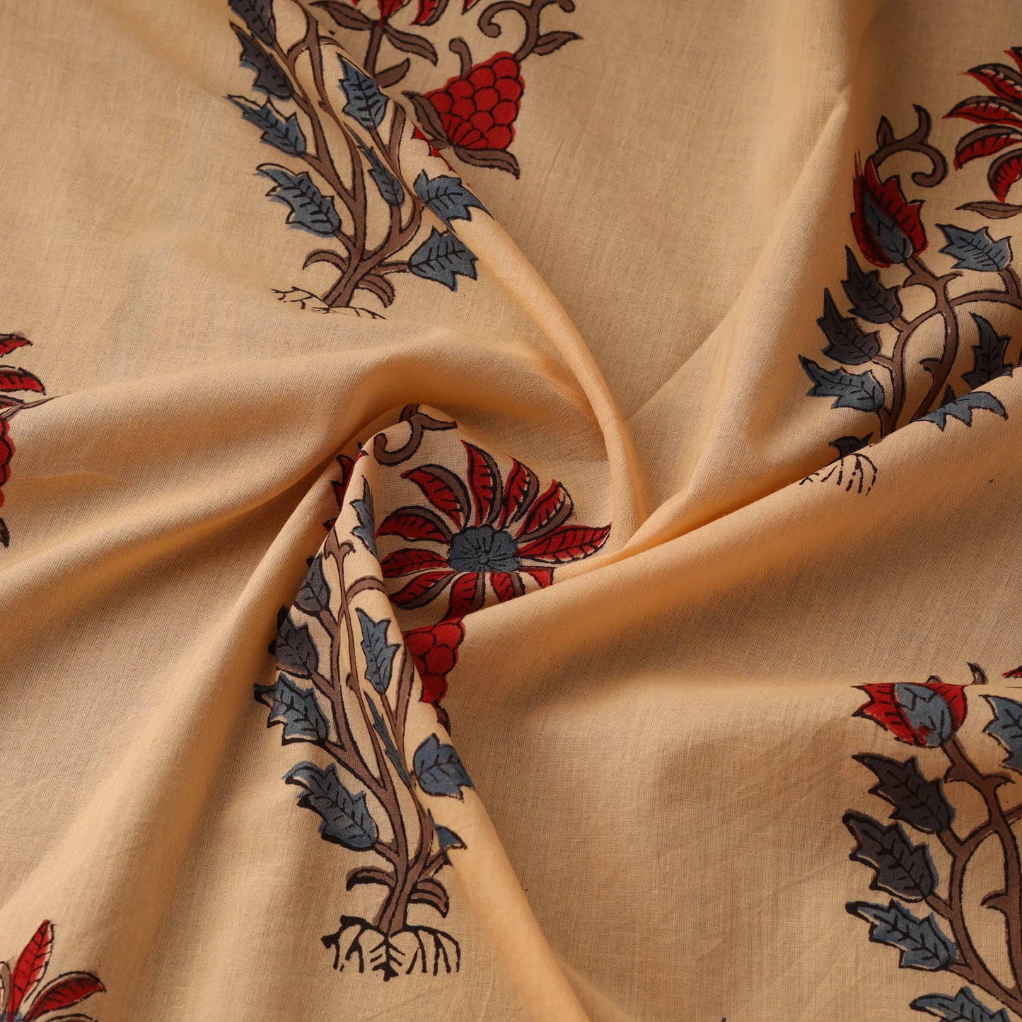 Cotton hand sanganeri fabric 04 - handcrafted