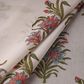 Cotton hand sanganeri fabric 05 - handcrafted