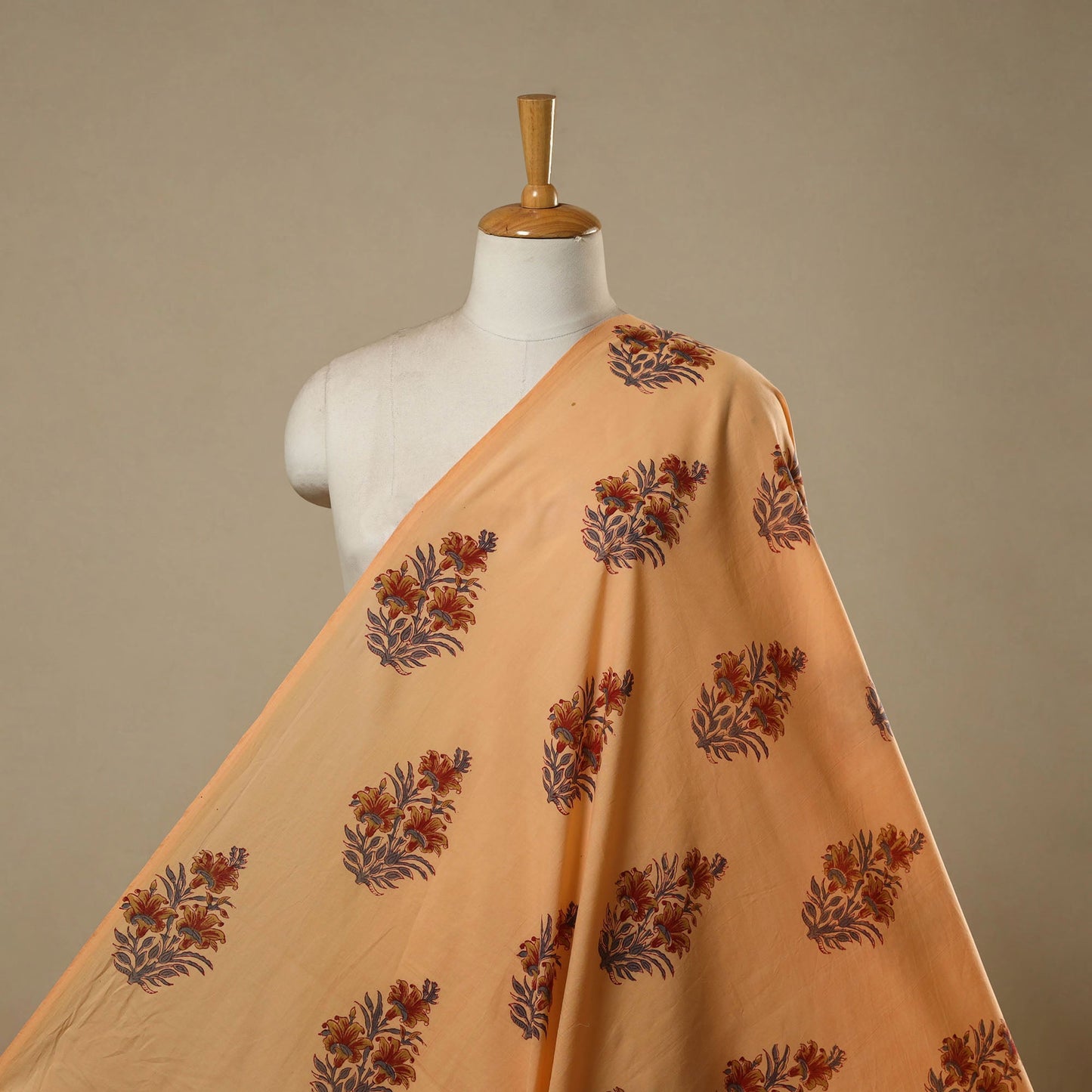 Cotton hand sanganeri fabric 07 - handcrafted