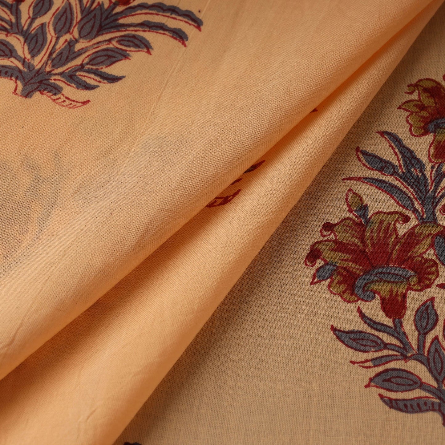 Cotton hand sanganeri fabric 07 - handcrafted