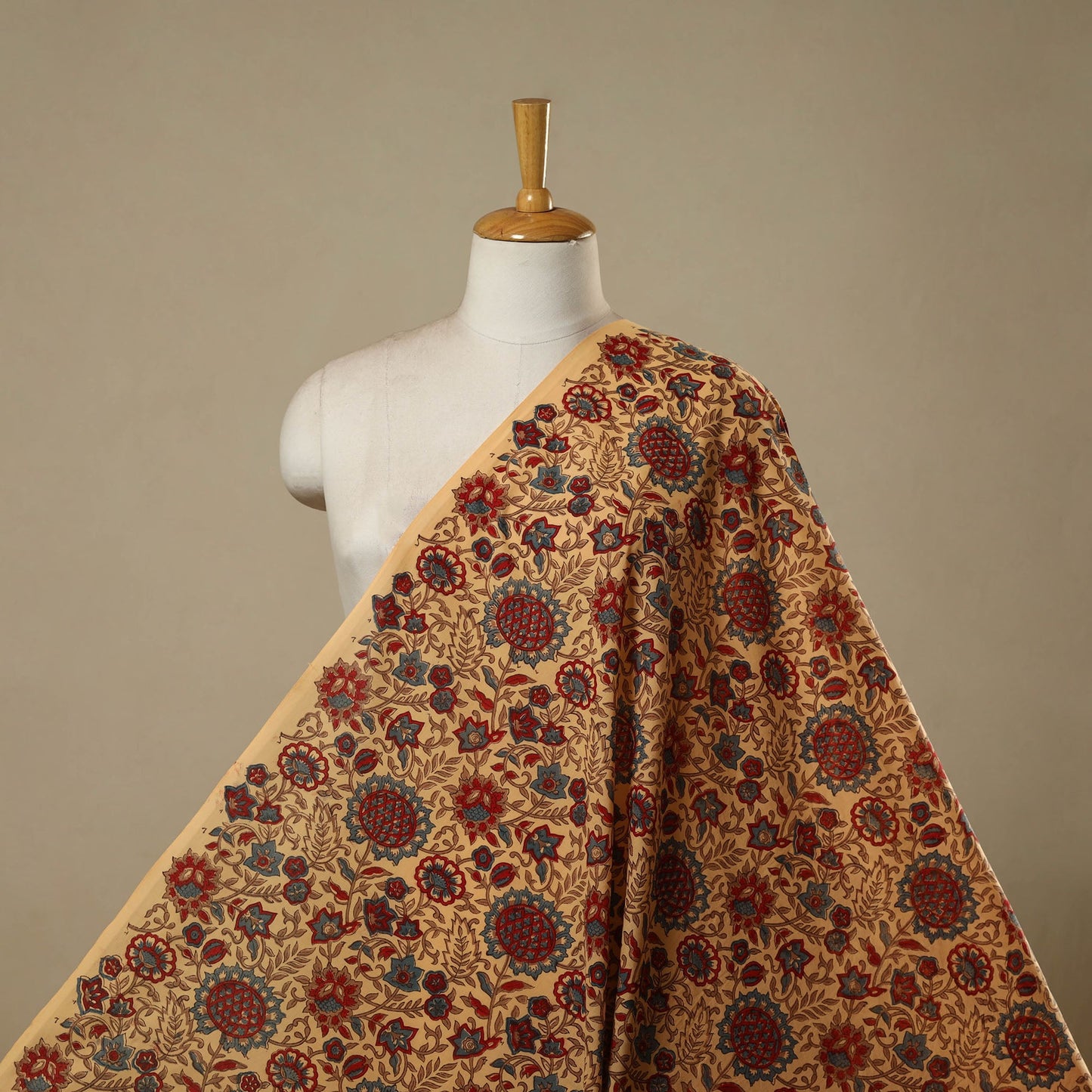 Cotton hand sanganeri fabric 09 - handcrafted