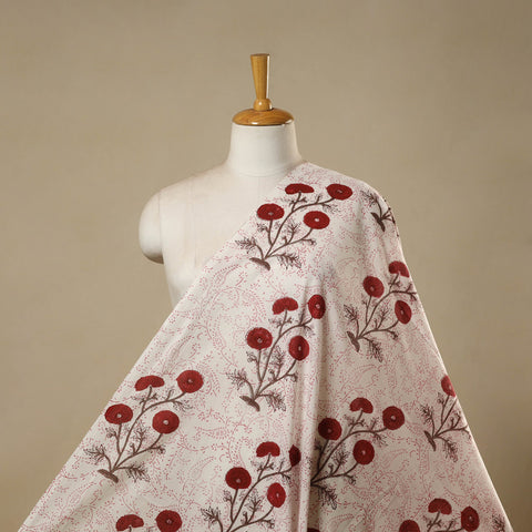 Cotton hand sanganeri fabric 37 - handcrafted