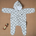  Cotton Handmade Baby Full Sleeves Long Romper/Sleepsuit 