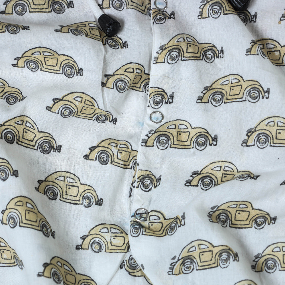  Cotton Handmade Baby Full Sleeves Long Romper/Sleepsuit 