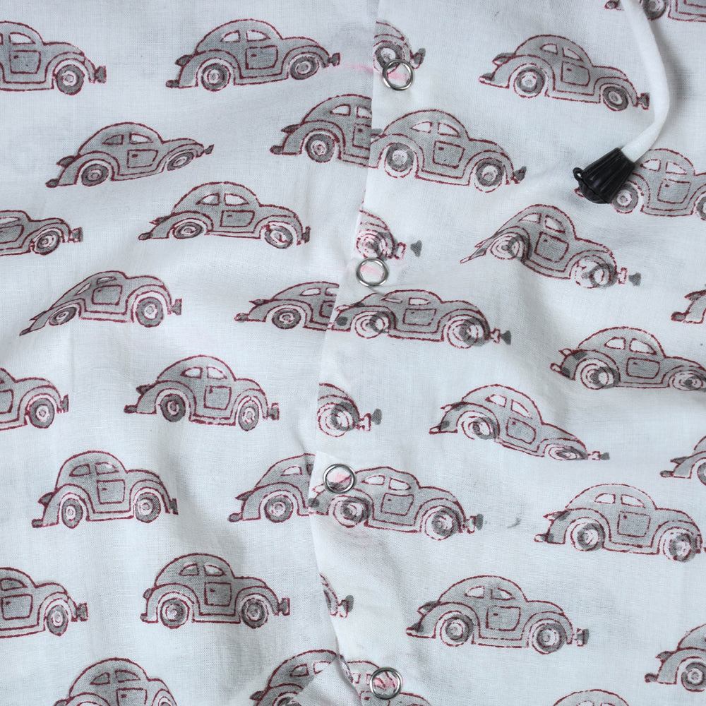  Cotton Handmade Baby Full Sleeves Long Romper/Sleepsuit 