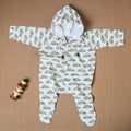  Cotton Handmade Baby Full Sleeves Long Romper/Sleepsuit 