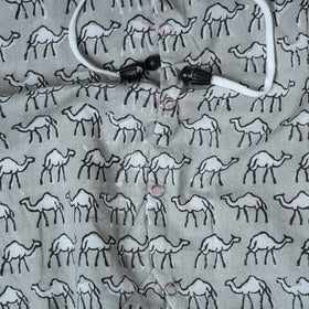  Cotton Handmade Baby Full Sleeves Long Romper/Sleepsuit 