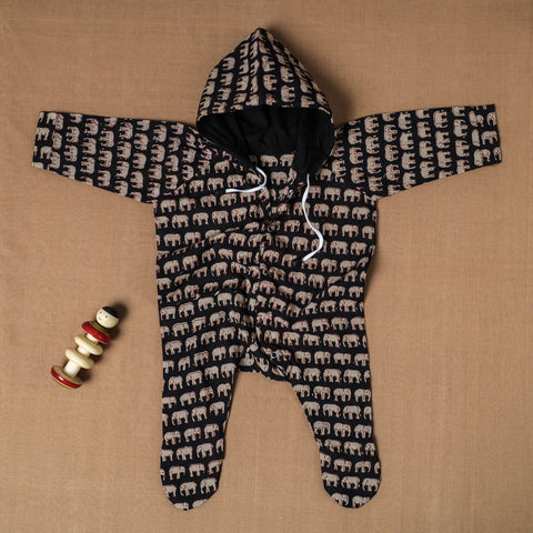  Cotton Handmade Baby Full Sleeves Long Romper/Sleepsuit 