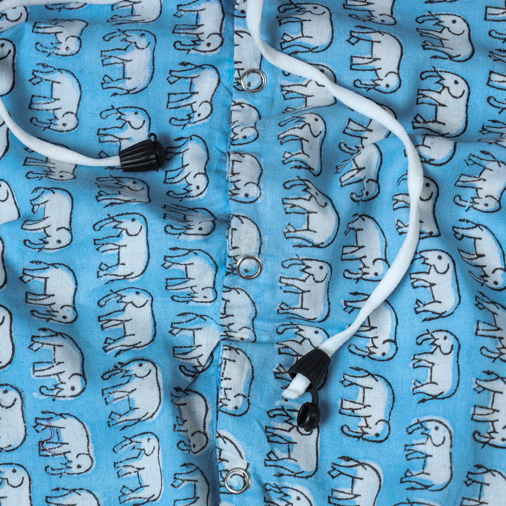  Cotton Handmade Baby Full Sleeves Long Romper/Sleepsuit 