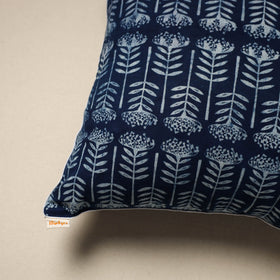 Cotton indigo bagru cushion cover 75 - handcrafted