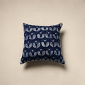 Cotton indigo bagru cushion cover 76 - handcrafted