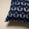 Cotton indigo bagru cushion cover 76 - handcrafted
