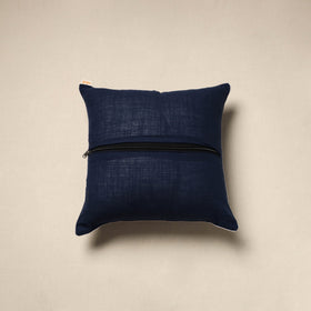 Cotton indigo bagru cushion cover 78 - handcrafted