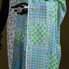 Cotton jaipur printed dupatta 01 - handcrafted