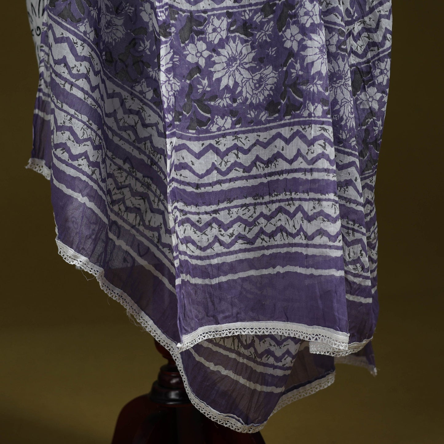 Cotton jaipur printed dupatta 03 - handcrafted