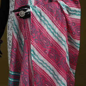 Cotton jaipur printed dupatta 05 - handcrafted