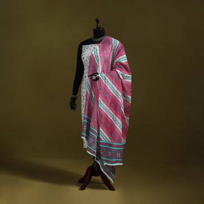 Cotton jaipur printed dupatta 05 - handcrafted