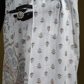 Cotton jaipur printed dupatta 06 - handcrafted